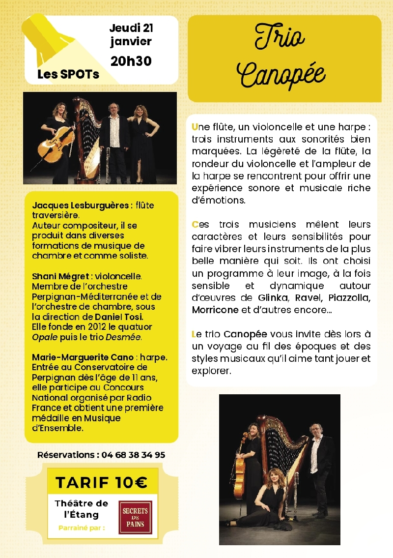 Trio canapée